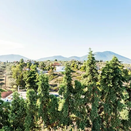 Apartamento Stilvi Ic - Idyllic And Picturesque View In A Cozy Loft Chalkís